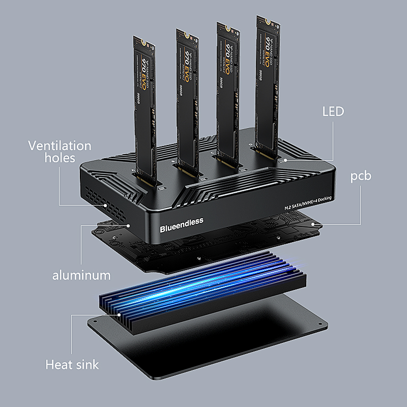 8Tb M2 Nvme Ssd - Blueendless 4 bay m2 ssd docking