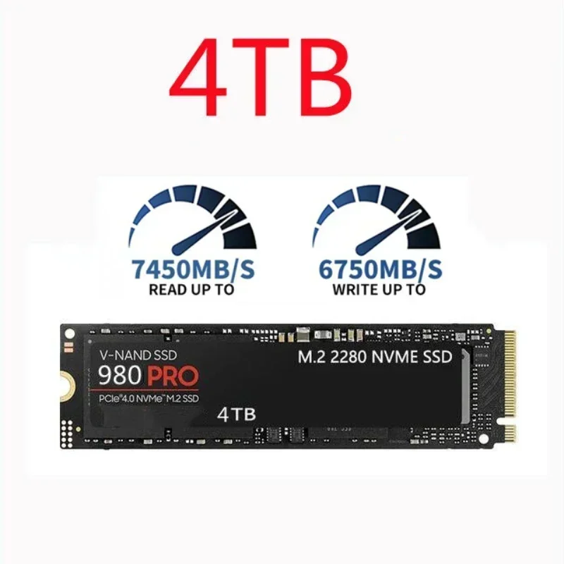 Pcie 4.0 4Tb 2280 Ssd 7450Mbps - SSD Interno Original 980 PRO M.2