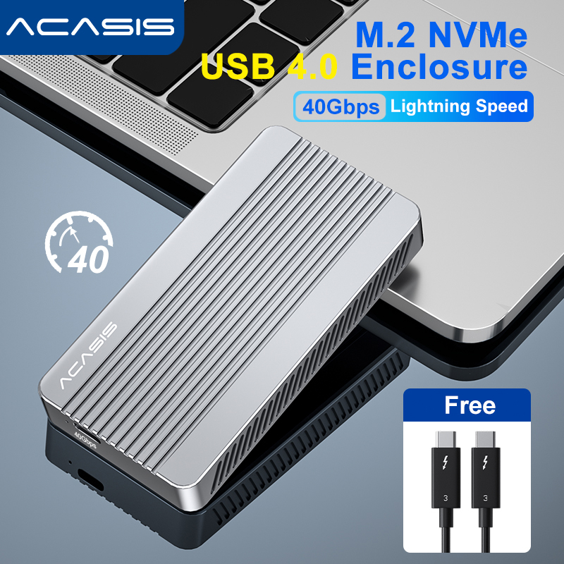 Usb4 40Gbps External Ssd 8Tb - ACASIS-M.2 NVMe Caixa SSD PCIe, Driver