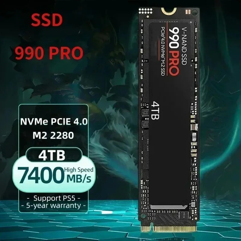 SSD Original 990 PRO – 512GB/1 - Pcie 4.0 4Tb 2280 Ssd 7450Mbps avaliação e preço